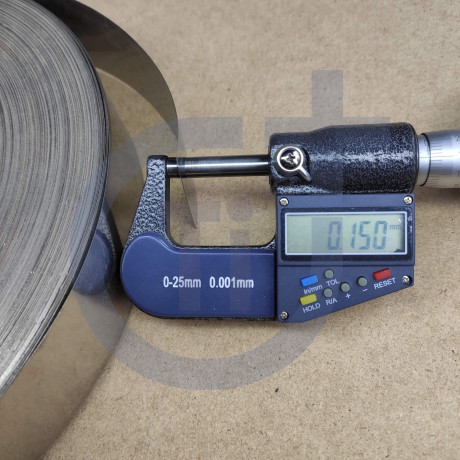 Титанова стрічка 0.15мм марка ВТ1-00 © Titanium Plus Титанова стрічка 0.15мм марка ВТ1-00