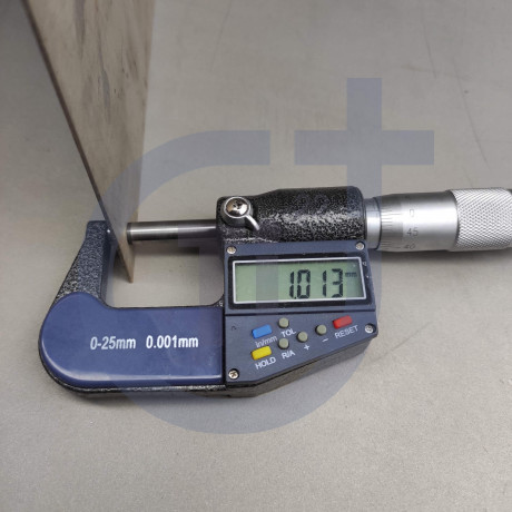 Титановий лист 1мм марка ВТ-6 © Titanium Plus Титановий лист 1мм марка ВТ-6