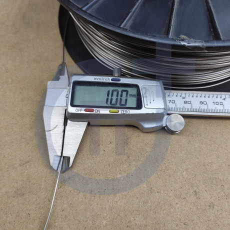 Титановий дріт 1мм марка ВТ1-00 © Titanium Plus Титановий дріт 1мм марка ВТ1-00