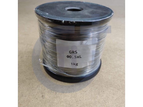 Титановий дріт 0.5мм марка Gr5 © Titanium Plus Титановий дріт 0.5мм марка Gr5