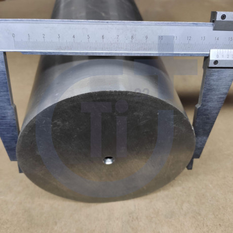 Титановий пруток 140мм марка ВТ1-0 © Titanium Plus Титановий пруток 140мм марка ВТ1-0