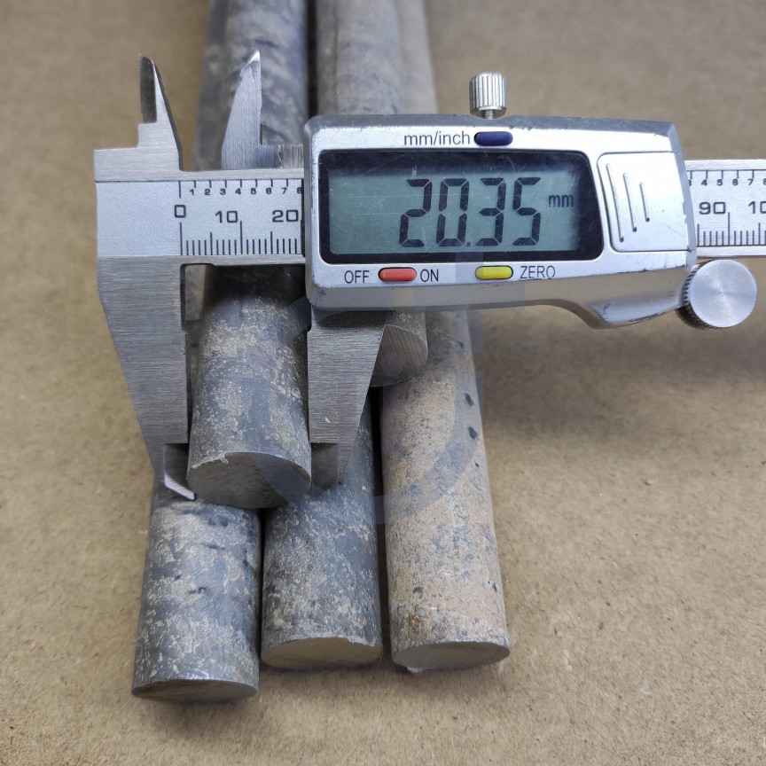 Титановий пруток 20мм марка ВТ1-0 © Titanium Plus Титановий пруток 20мм марка ВТ1-0