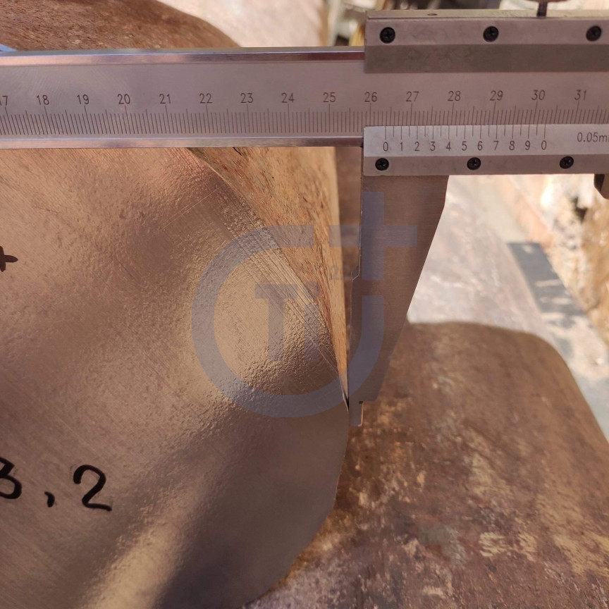 Титановий пруток 260мм марка ВТ1-0 © Titanium Plus Титановий пруток 260мм марка ВТ1-0
