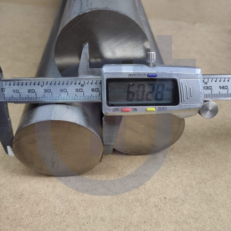 Титановий пруток 60мм марка ВТ1-0 © Titanium Plus Титановий пруток 60мм марка ВТ1-0