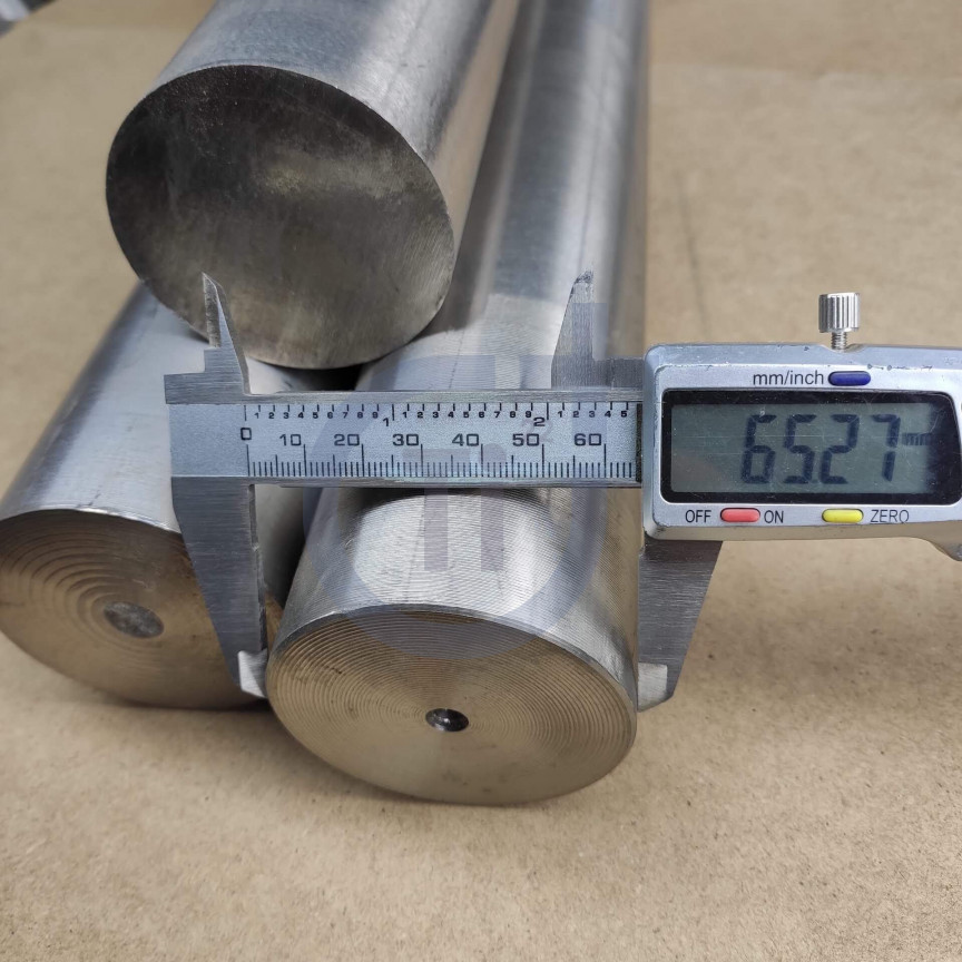 Титановий пруток 65мм марка ВТ1-0 © Titanium Plus Титановий пруток 65мм марка ВТ1-0