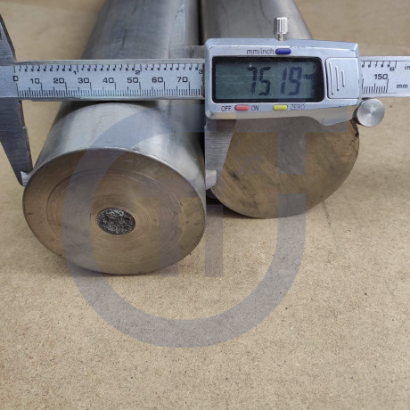 Титановий пруток 75мм марка ВТ1-0 © Titanium Plus Титановий пруток 75мм марка ВТ1-0